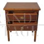 Bedside table with two drawers in English Liberty style