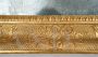 Antique Neapolitan Empire mirror in finely carved gilded wood