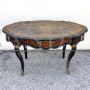 Antique desk table in Boulle style from the Napoleon III era - 19th century