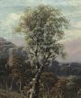 Hilly landscape, painting by Frank Stone, 19th century