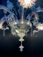 Galliano Ferro chandelier in colored Murano glass, 1950