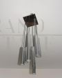 Cascade chandelier with chromed steel tubes, 1970s