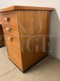 Vintage 60s oak desk with drawers