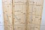 Vintage bamboo changing screen, 1980s