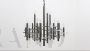 Gaetano Sciolari 15-light chrome chandelier, 1970s Italian space age