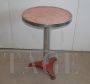 Round French bistro table from the 50s / 60s