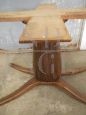 Vintage mid-century walnut table Paolo Buffa style 1950s