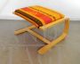 Vintage ottoman stool in bentwood with padding       
                            