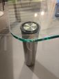 Glass coffee table by Marco Zanuso for Zanotta