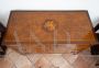 Antique Louis XVI Lombard chest of drawers in fine woods, 18th century
