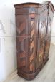 Rare 19th century Tyrolean carved and painted wardrobe with secret compartments