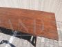 Large rectangular vintage table in solid fir