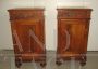 Pair of antique carved bedside tables from the early 1900s