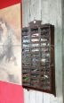 Vintage wall storage unit drawer for small parts