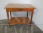 Small vintage table with shelf, Italy 1960s