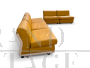 Amanta modular sofa by B&B Italia in yellow leather, 1960s      