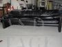 Maralunga three-seater sofa by Vico Magistretti in black leather