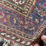 1930s Ashfar Persian Rug in Red and Blue, 266 x 180 cm