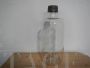 Vintage glass laboratory bottle with stopper