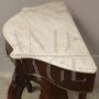Louis Philippe walnut console with Carrara marble top, Italy 1800s