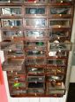 Vintage wall storage unit drawer for small parts