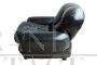 Pair of Sapporo armchairs by Mobil Girgi in black skai leather
