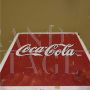 Original vintage Coca Cola square table