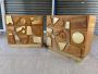 Pair of Gio Ponti style dressers chest of drawers, 1972