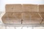 Design modular velvet sofa by Busnelli, Italy 1970s      
