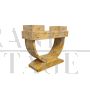 Art Deco style birch briar console table