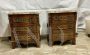 Pair of antique Napoleon III bedside tables in Boulle style, mid-19th century
