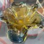 1970s Sommerso yellow Murano glass centerpiece