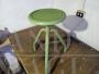 Industrial laboratory green stools 
