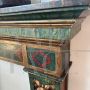 Antique 19th century hand-painted fireplace surround