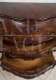Antique Louis XV Venetian style chest of drawers in briar walnut, 20th century