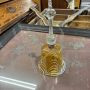 Antique yellow glass bell, 19th century