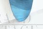 Concave blue design mirror