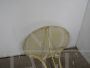 White iron garden table from the 1940s
