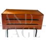 Small vintage 1960s chest of drawers in teak