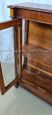 Louis Philippe antique small display cabinet from Piedmont