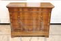 Walnut chest of drawers from the mid-1800s, restored  