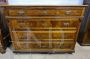 Italian dresser in walnut and briar from the early 20th century