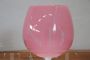 Pink and white Murano glass cup vase, 1960s
