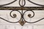 Antique Empire double bed in wrought iron, early 19th century