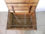 Vintage wooden Poretti beer chest trunk, 1912