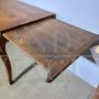 Antique extendable Provencal refectory table in cherry wood, 1770