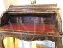 Antique cylinder desk inlaid in various woods, France 1870