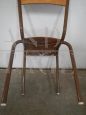 Brown Mullca chair with light wood seat, 1960s