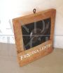 Festina Lente Italian tavern sign in metal and wood, early 1900s