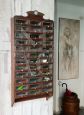 Vintage wall storage unit drawer for small parts            
                            